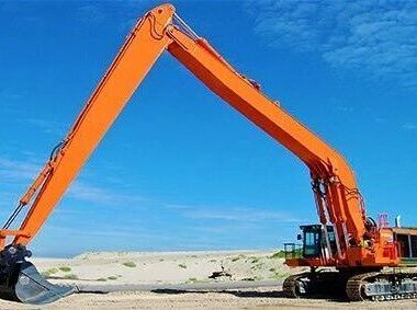 komatsu pc 200 with long boom