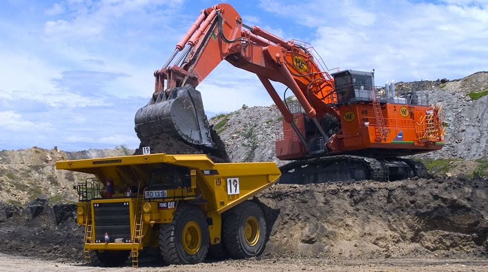 Long Boom Excavator
