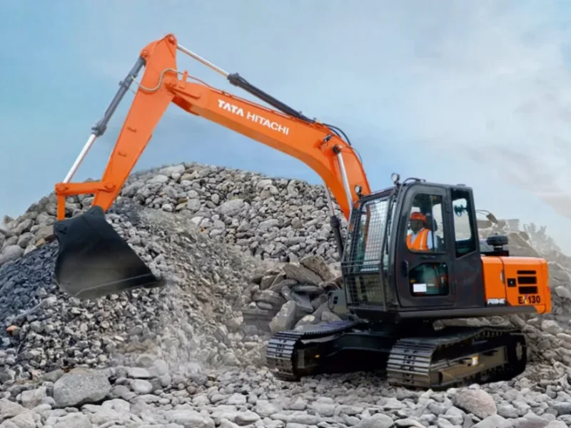 tata-hitachi-excavator-ex130- for sale - kasturi earthmovers