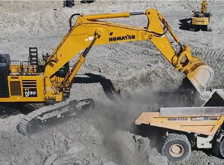 Komatsu PC1250 Excavator on Rent