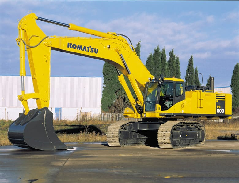 Komatsu PC 600 Excavator on Rent
