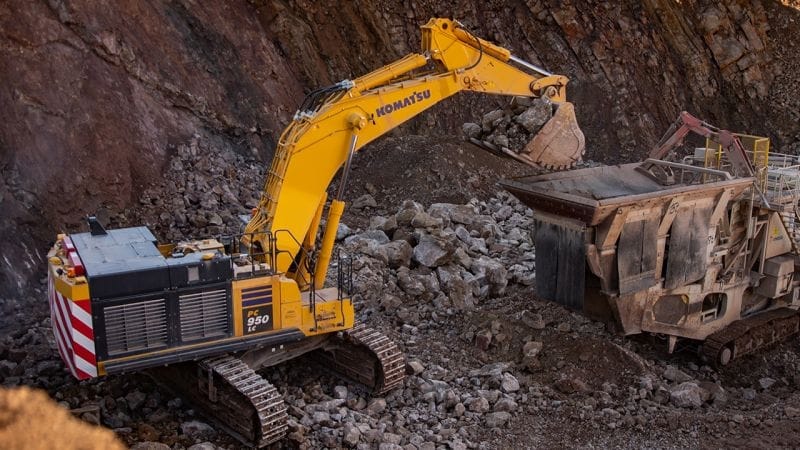 Komatsu PC 950 Excavator on Rent
