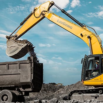 LiuGong 939 Long Boom Excavator on Rent