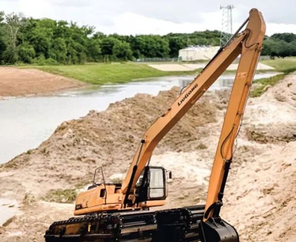 LiuGong 950 Long Boom Excavator on Rent