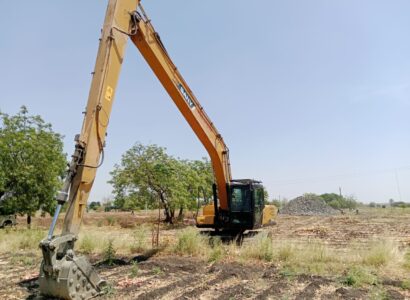 Sany 240 Long Boom Excavator on Rent
