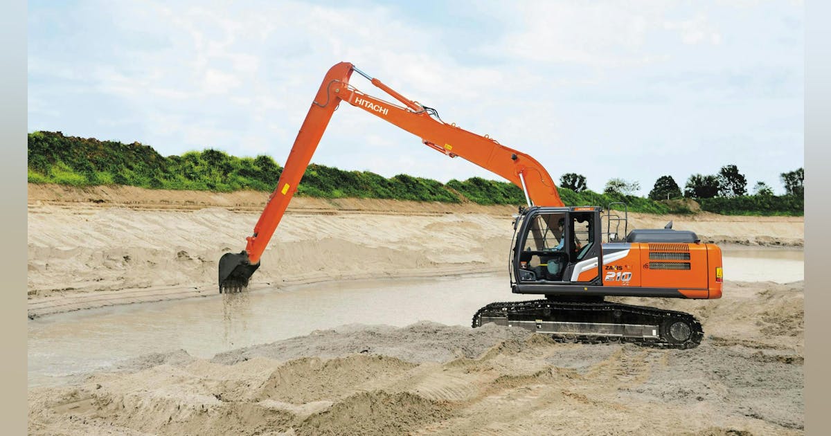 Tata Hitachi 470 Long Boom Excavator on Rent