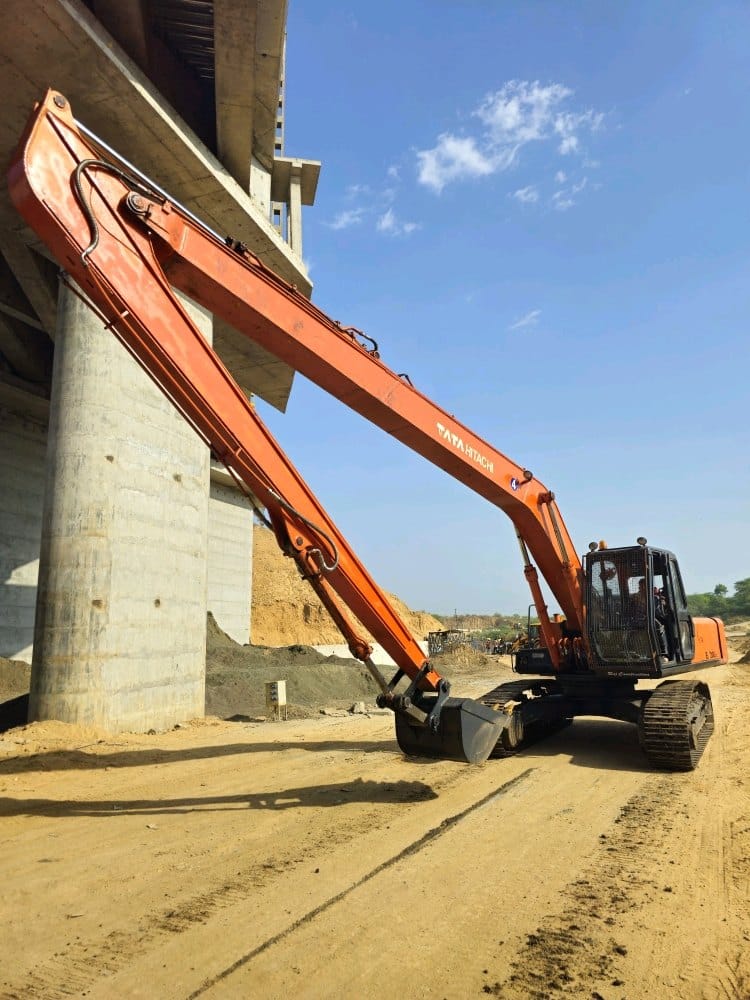 Tata Hitachi 650 Long Boom Excavator