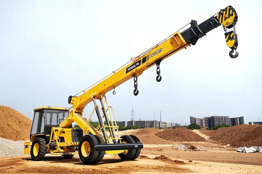 escort crane on rent - kasturi earthmovers
