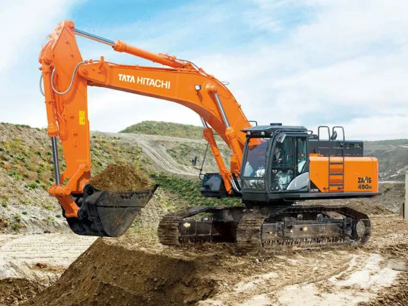Tata Hitachi 490 Excavator on Rent