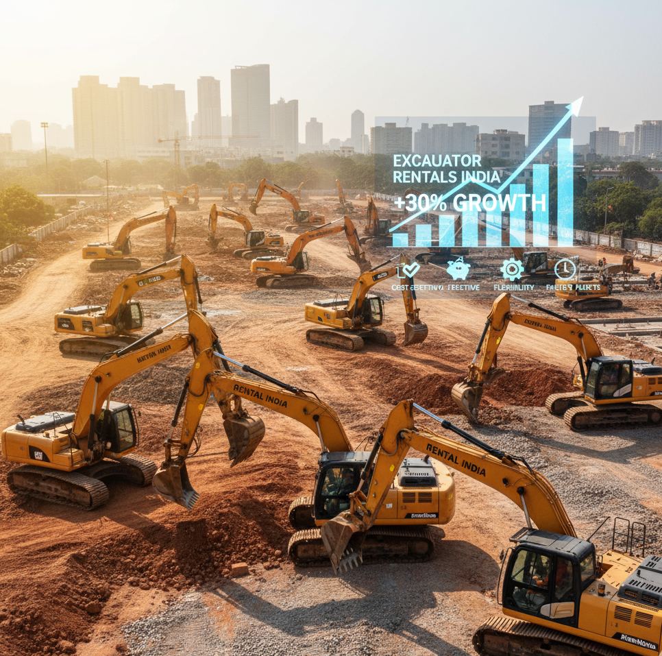 Excavator Rental Service in India