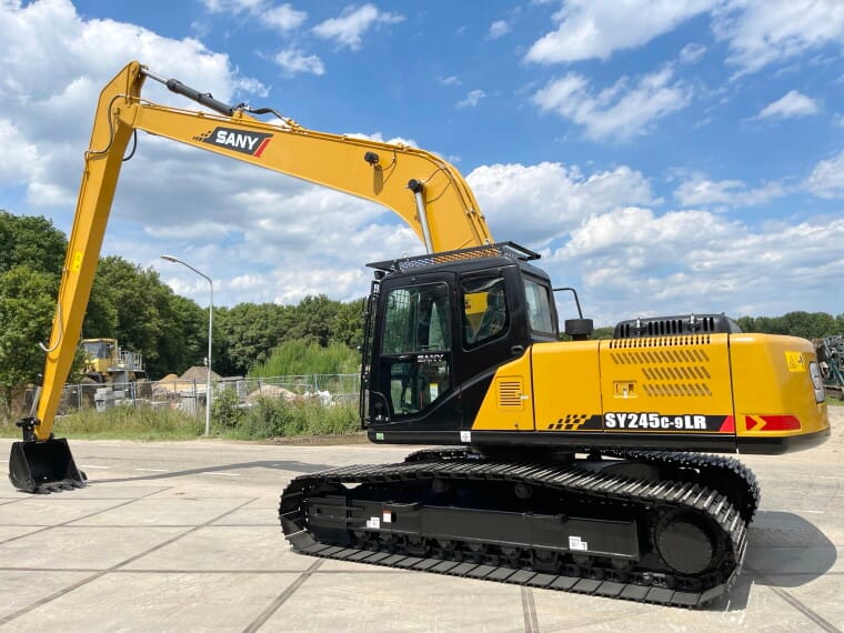 Sany 245 Excavator on rent