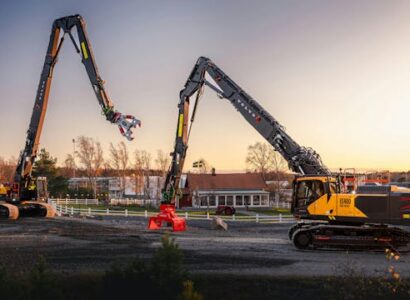 Volvo 370 Long Boom Excavator