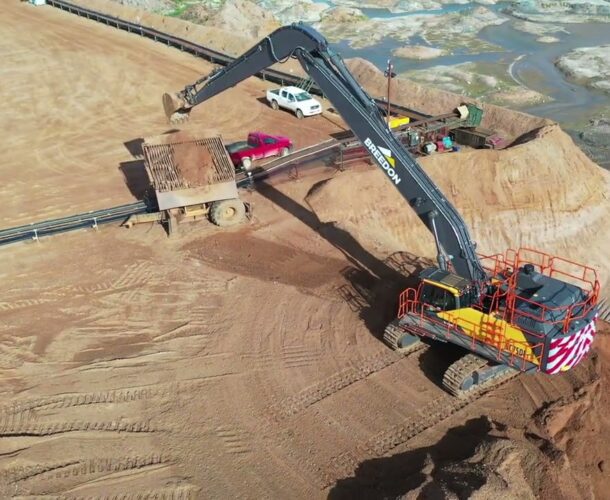 Volvo 750 Long Boom Excavator