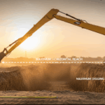 A graphic explaining how long boom excavators should be chosen based on your reach requirements