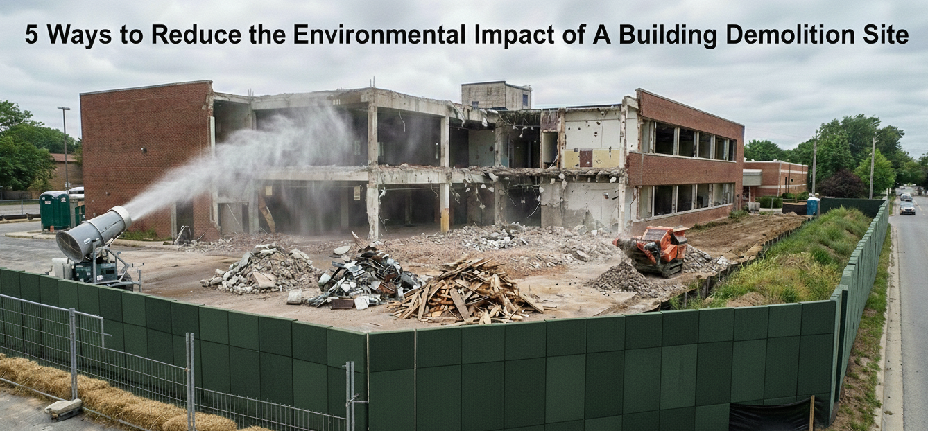 5 ways to Reduce the Environmental Impact of A Building Demolition Site